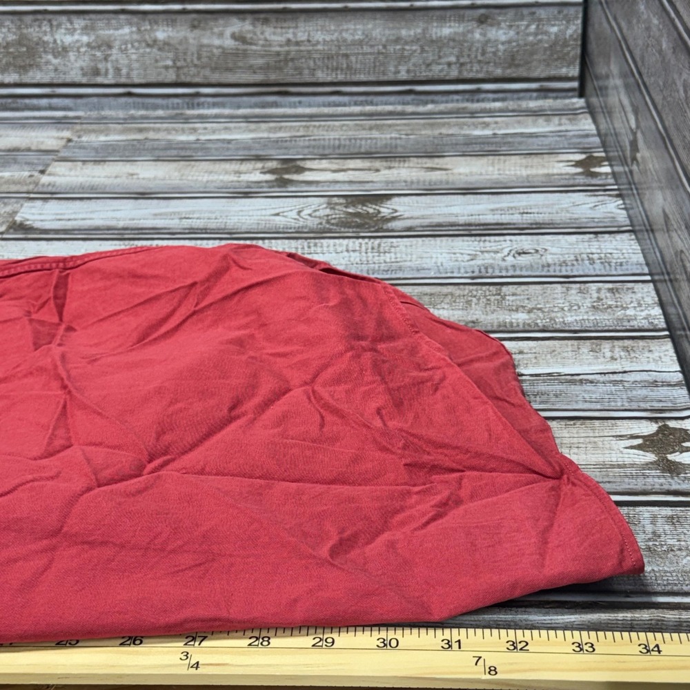 Ralph Lauren Button Down Shirt Mens Medium Red Blake Long Sleeve Cotton - Picture 6 of 6